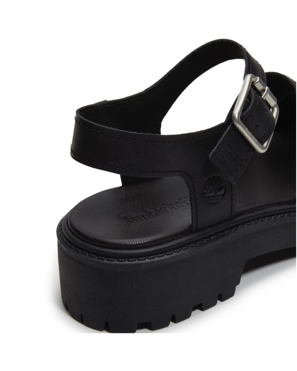 Timberland Black Stone Street Grain Sandals