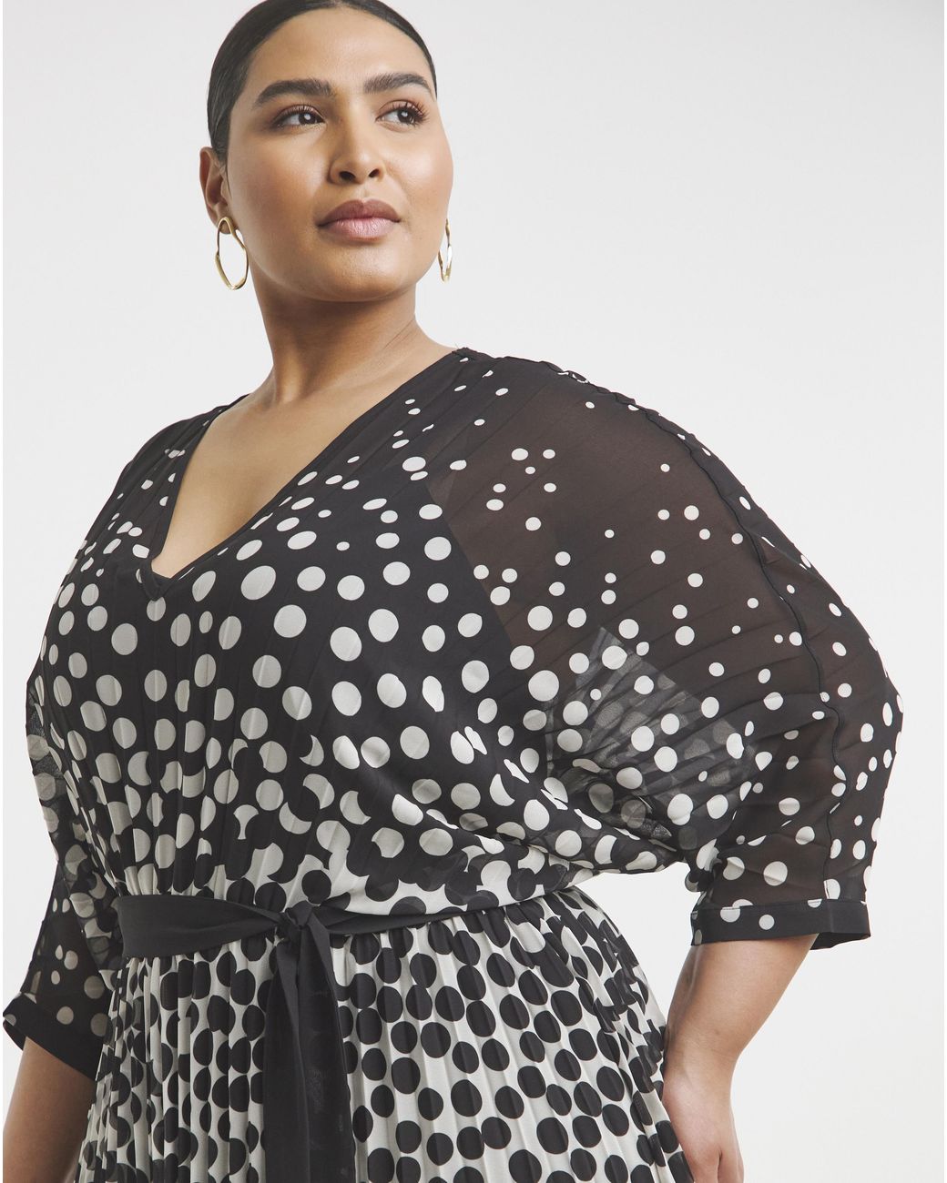Joanna Hope Multicolor Ombre Spot Dress
