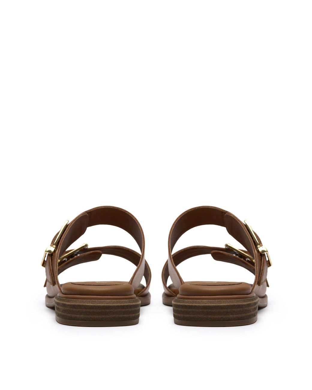 Clarks Brown Ariany Leather Sandal D Fit
