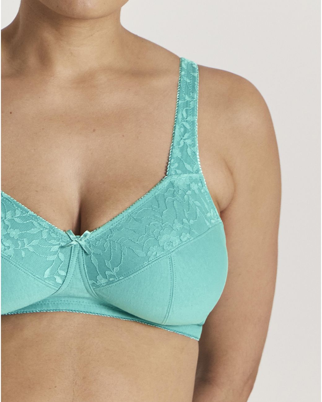 Pretty Secrets Blue 2 Pack New Sarah Full Cup Non Wired Bras