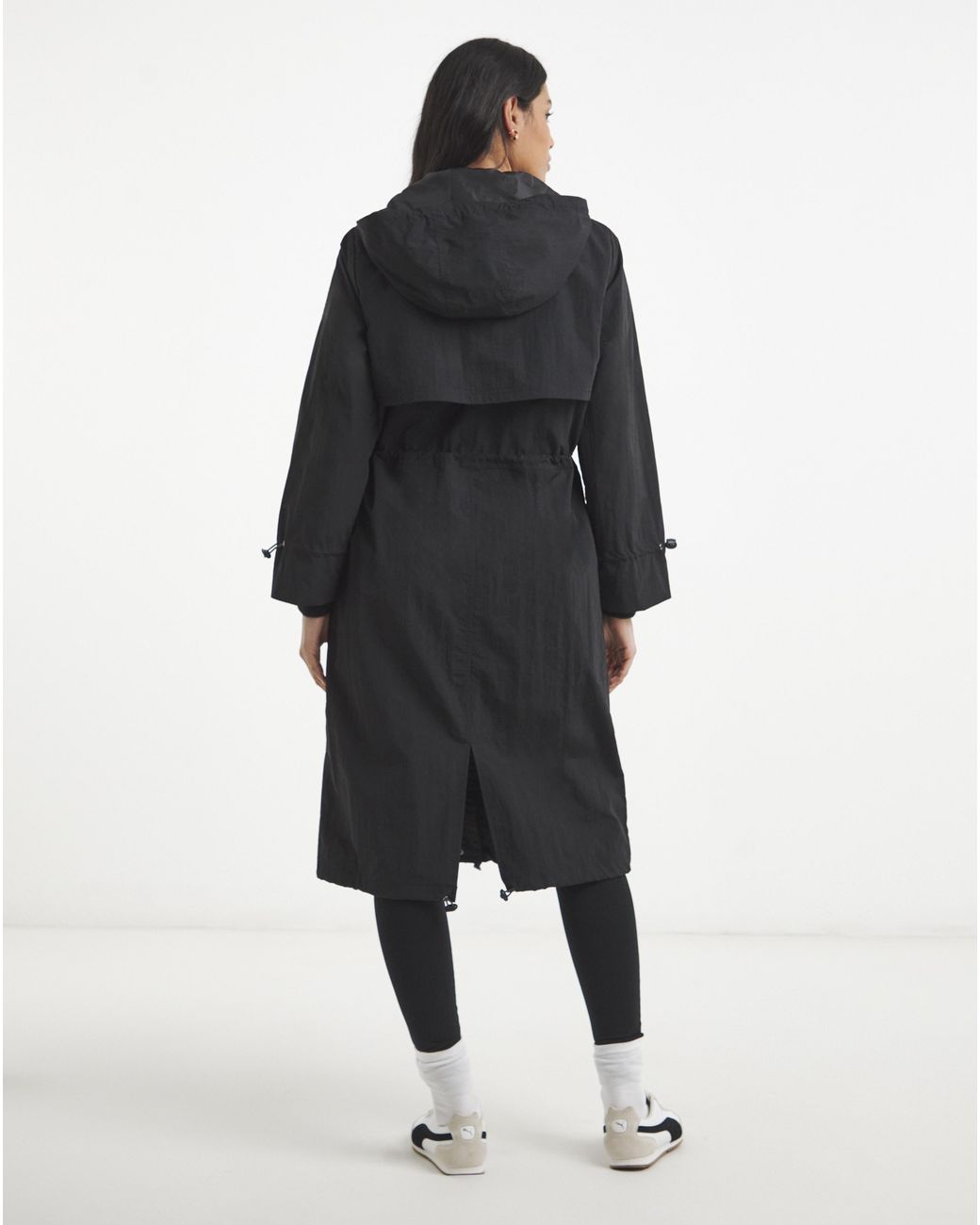 Simply Be Blue Longline Tech Parka
