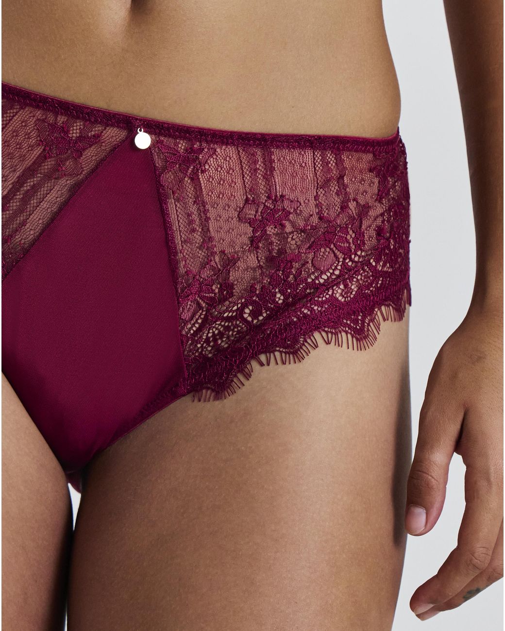 Pretty Secrets Red Full Brief Knickers