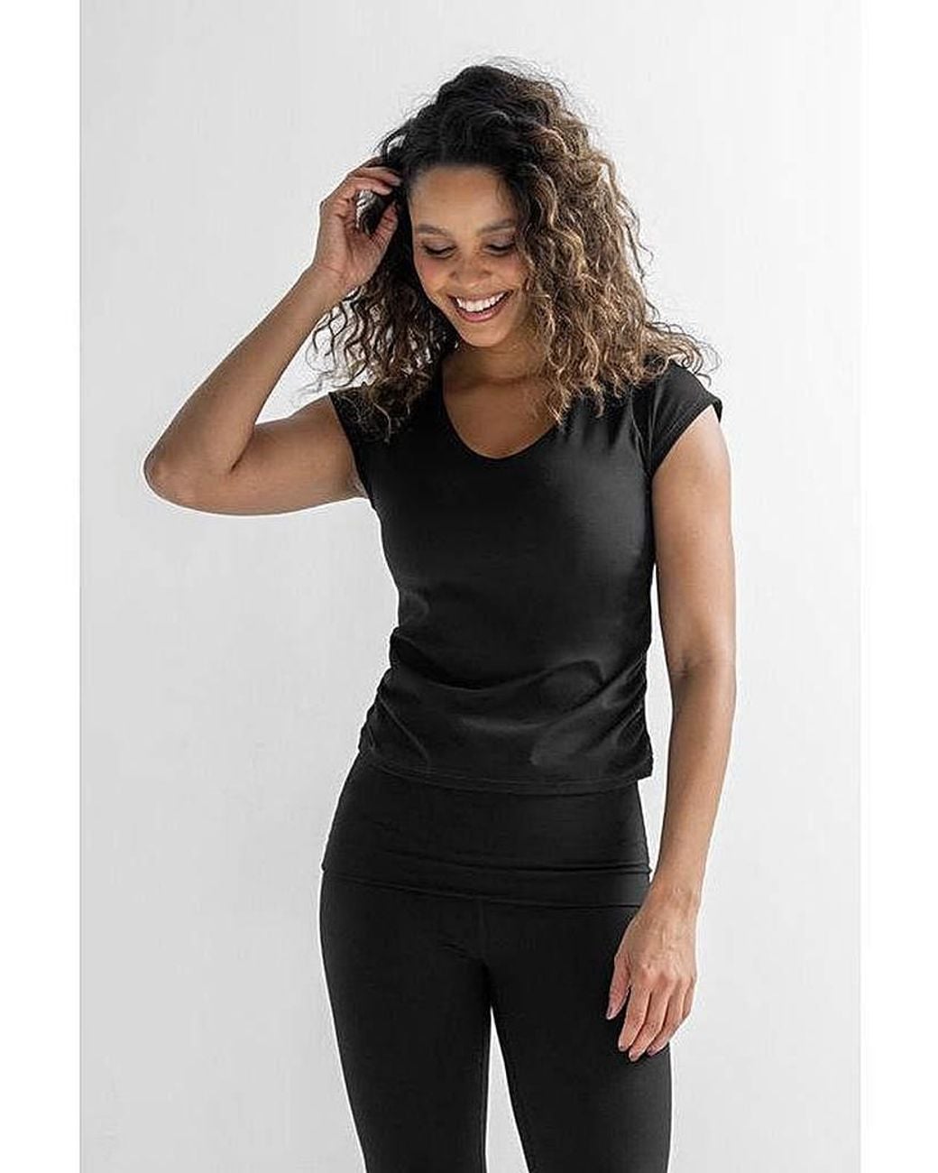 Pour Moi Black Non-Wired Support T-Shirt
