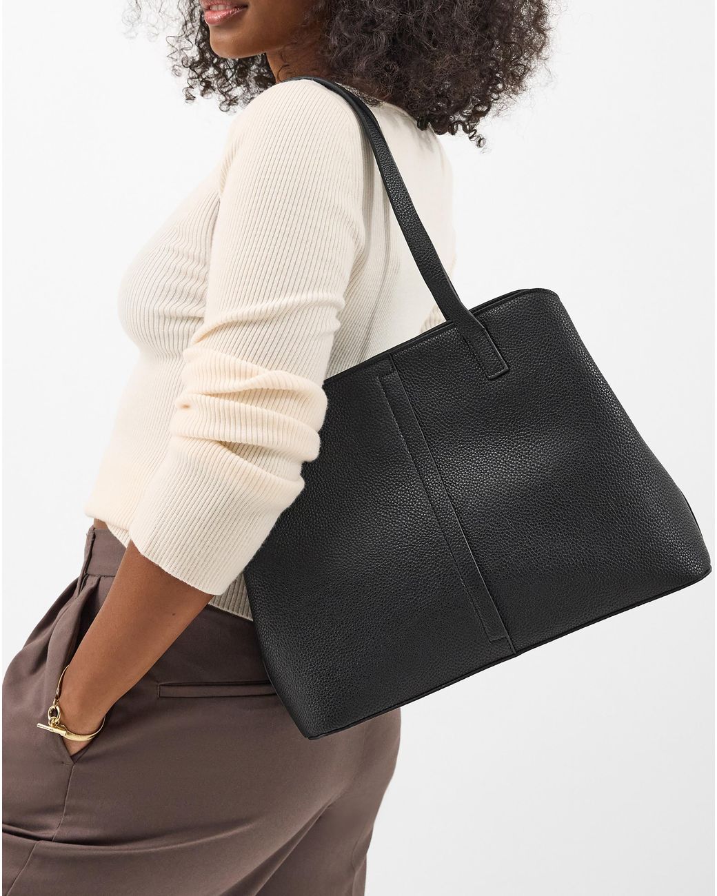 Accessorize Black Webbing Strap Shoulder Bag