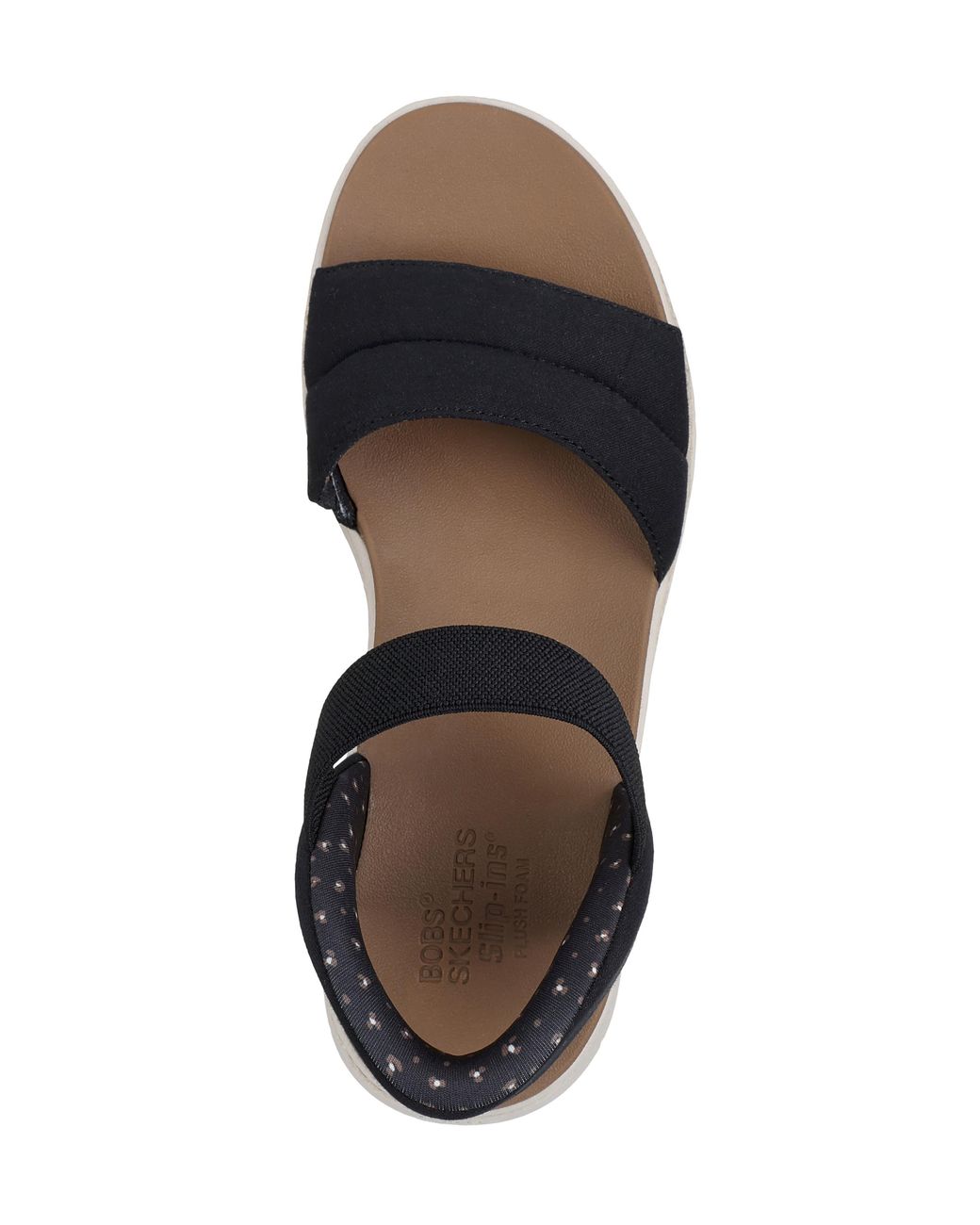 Skechers Blue Bobs Slip Ins Standard Sandals