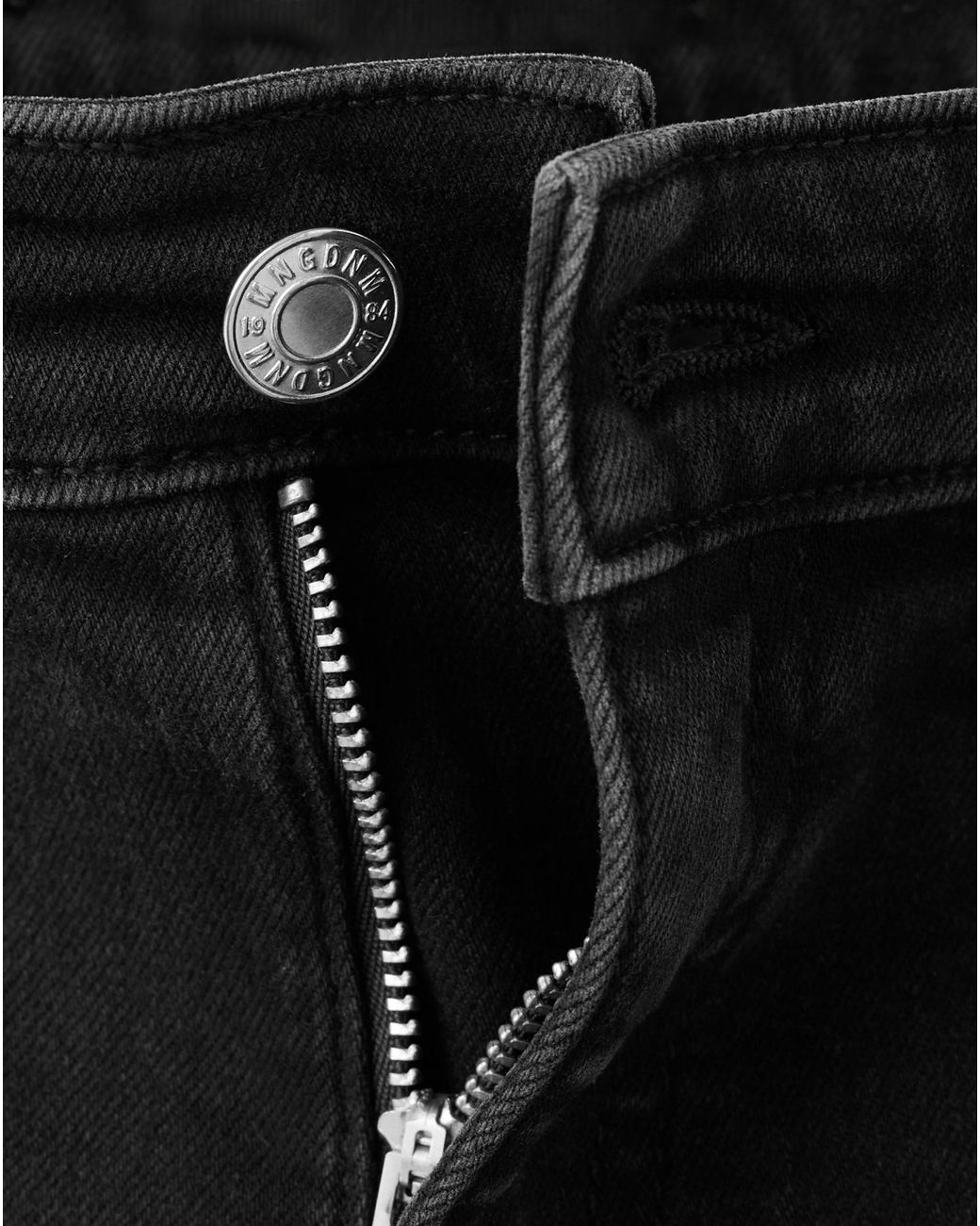 Mango Black Sienna Crop Flared Jean