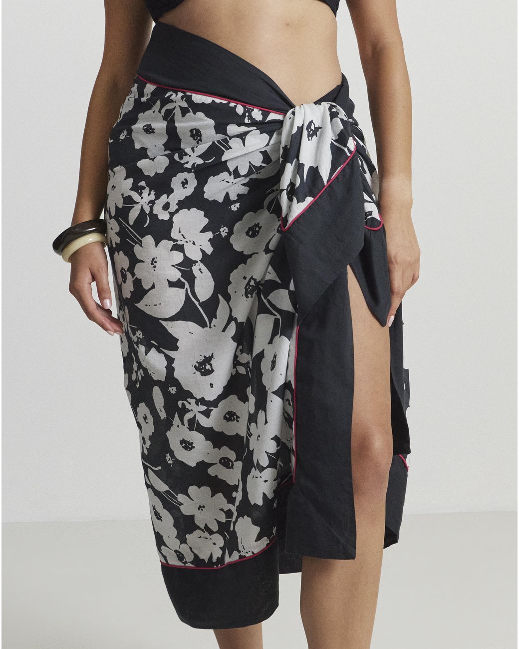 Joe Browns White Mono Print Sarong