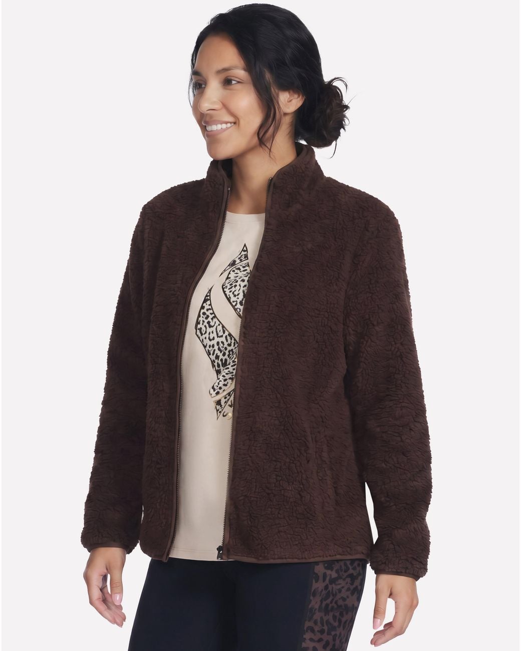 Skechers Brown Sherpa Jacket