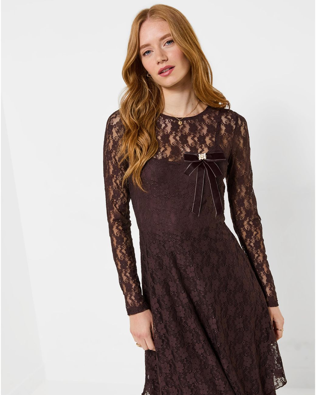 Joe Browns Brown Bella Lace Maxi Dress