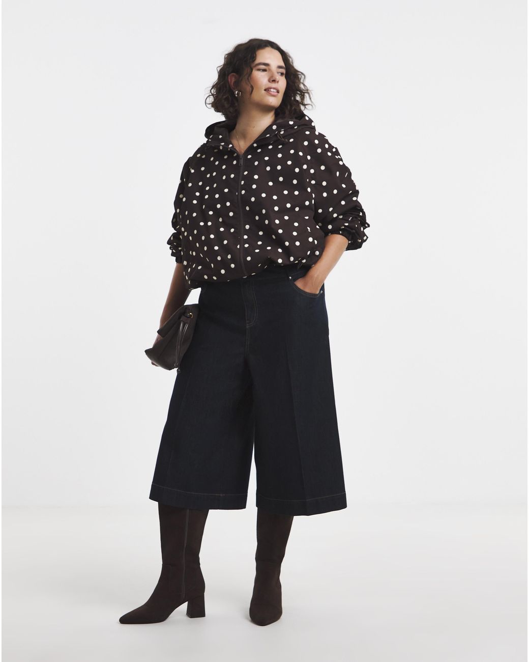 Simply Be Blue Culotte Jeans