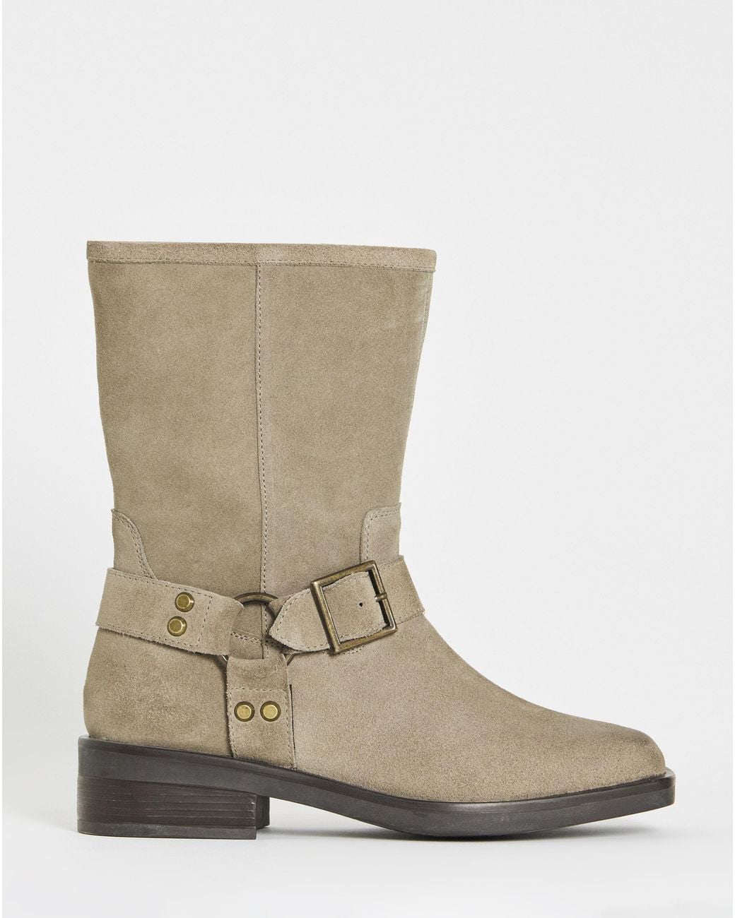 Simply Be Natural Harness Buckle Boot Ex Wide