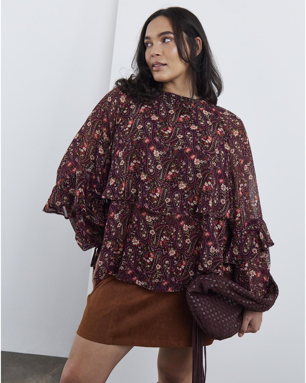 Simply Be Red Blouse