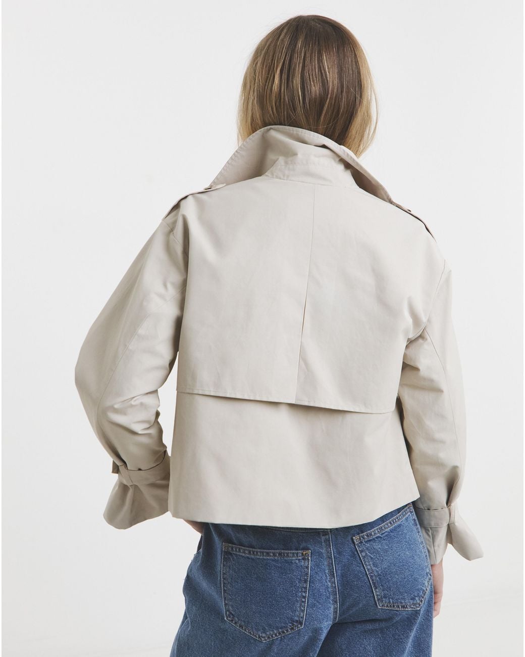 Simply Be Natural Cropped Trench