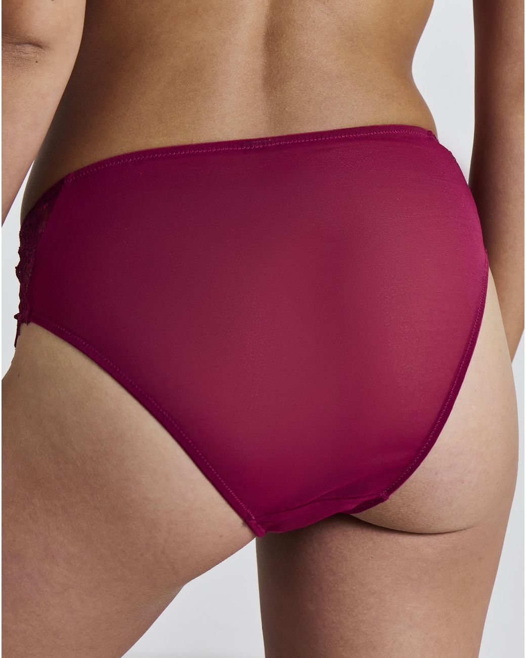 Pretty Secrets Red Full Brief Knickers
