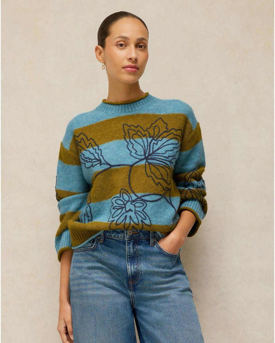 White Stuff Blue Emma Jumper