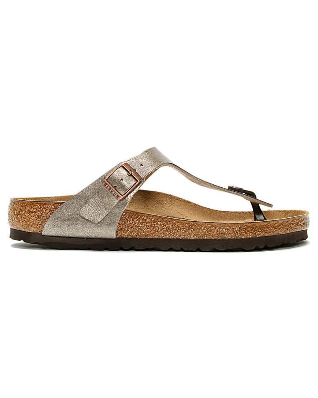 Birkenstock Brown Gizeh Toe Post Sandals