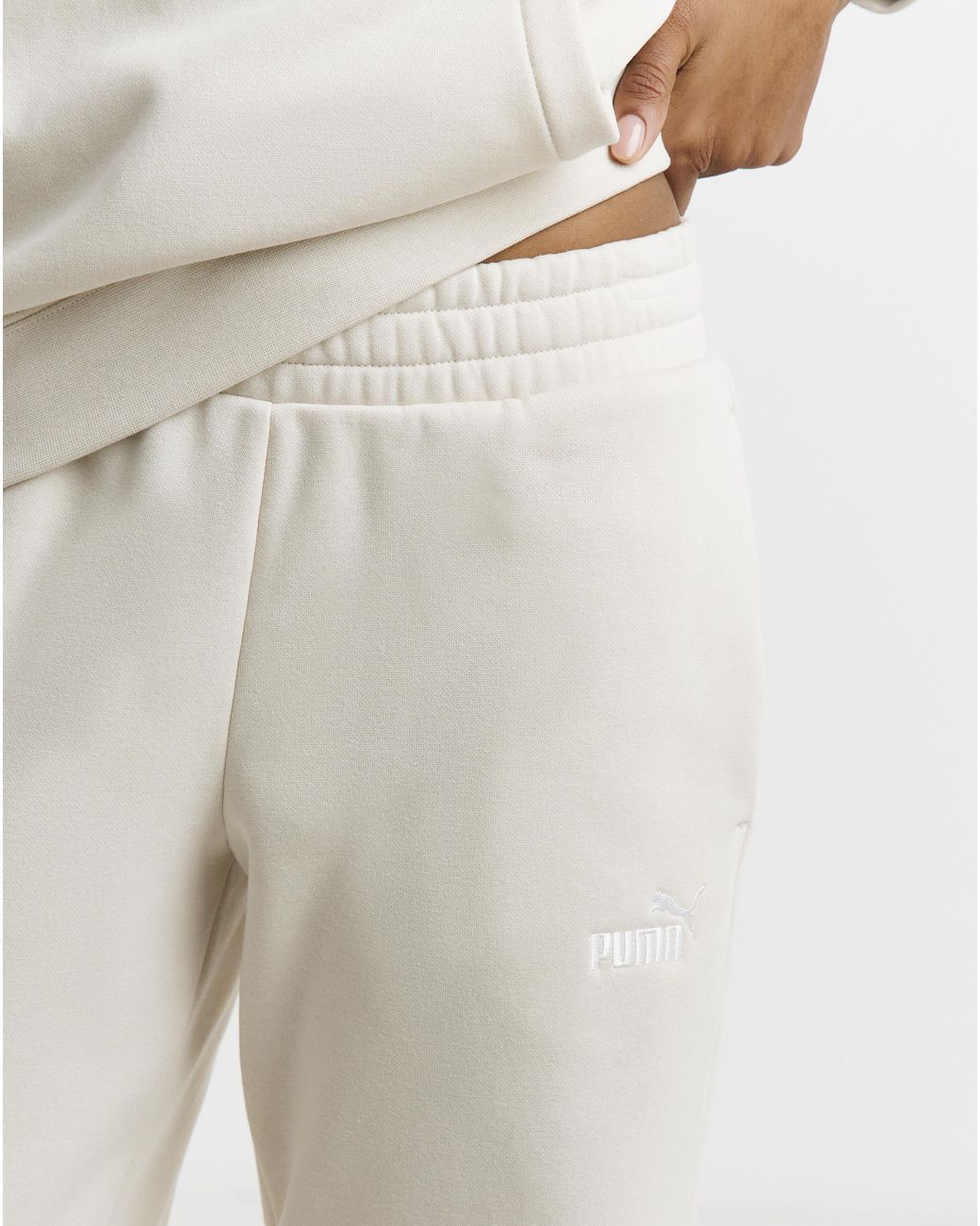 PUMA White Sweat Tracksuit