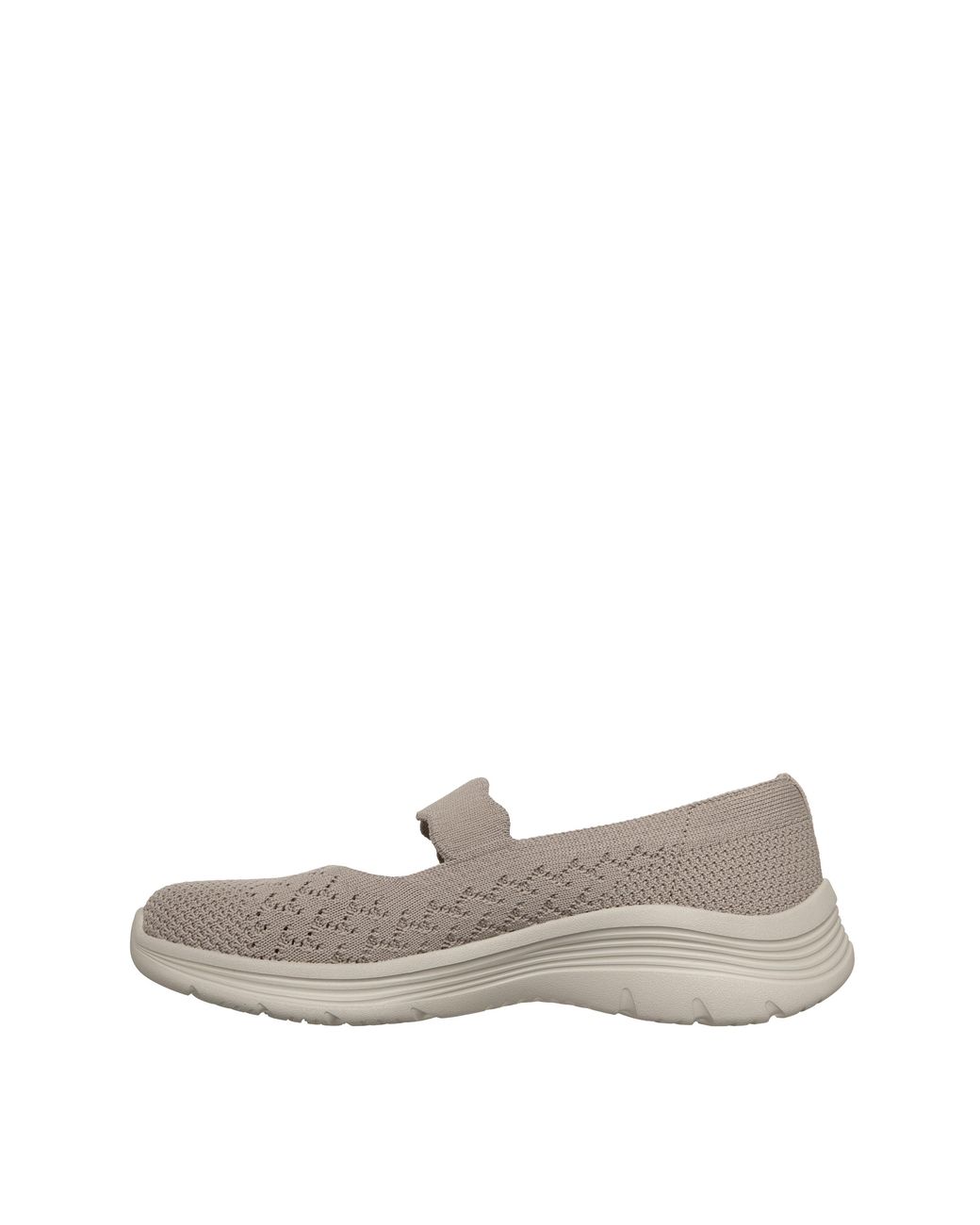 Skechers White Bedford Shoes D Fit