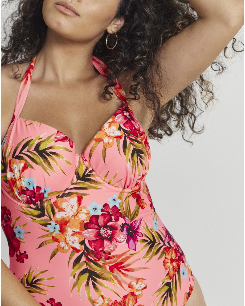 Simply Be Padded Underwired Plunge Swimsuit