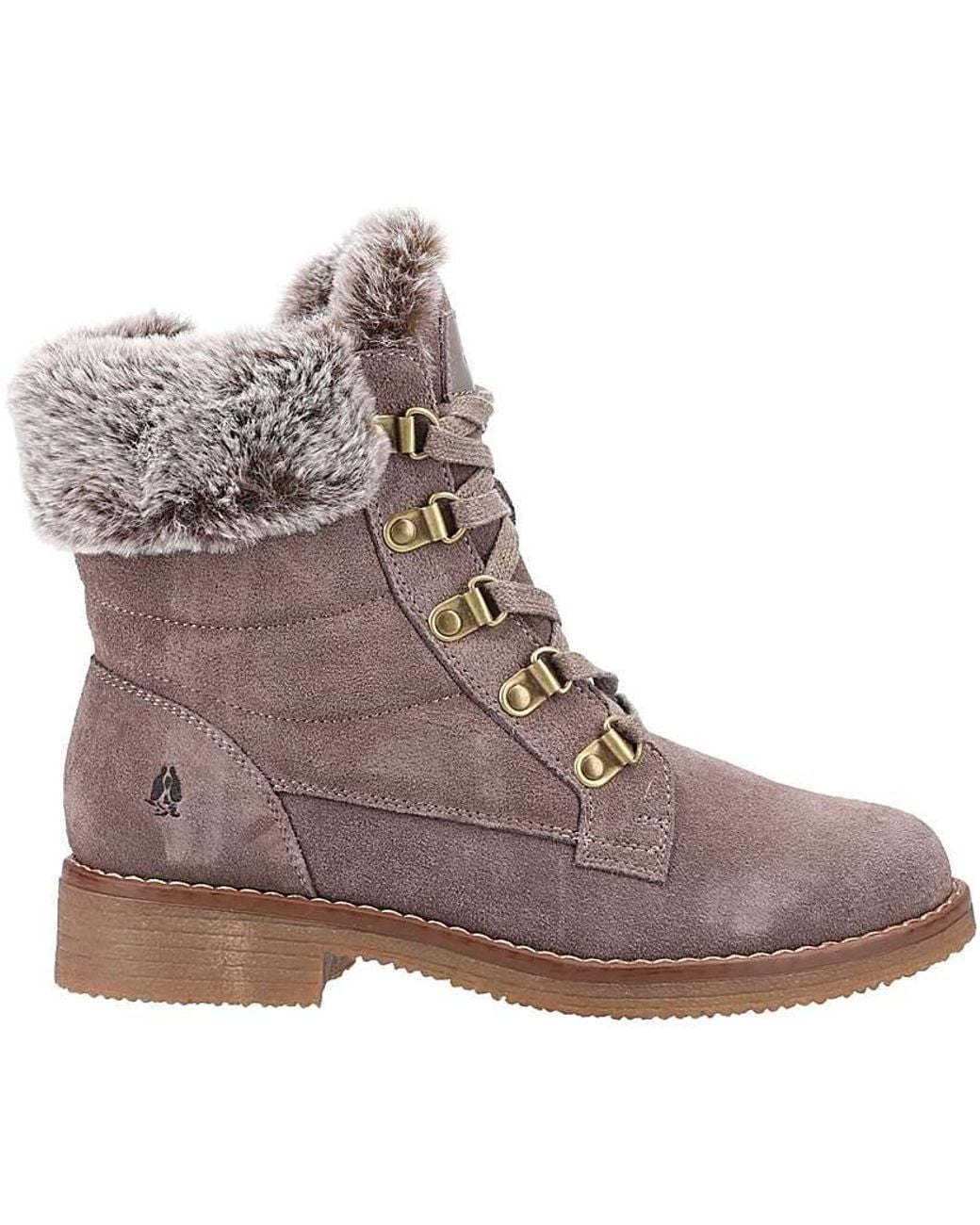 Hush Puppies Brown Florence Wide Fit Boot