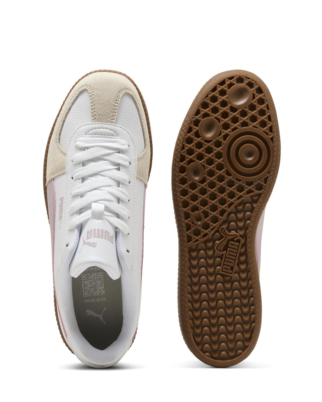PUMA White Club Lt Trainers