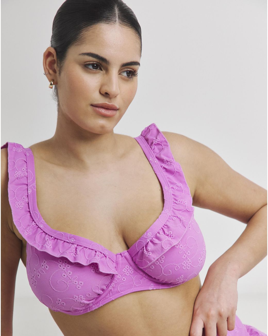 Simply Be Pink Katerini Bikini Top
