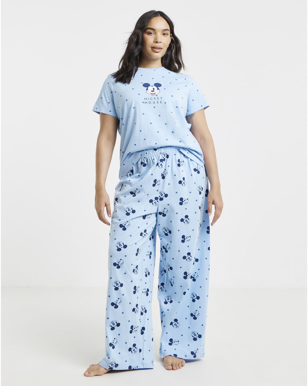Disney Blue Mickey Mouse License Pyjama Set