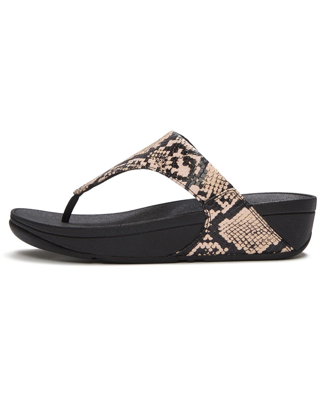 Fitflop Black Lulu Toe Post Sandal