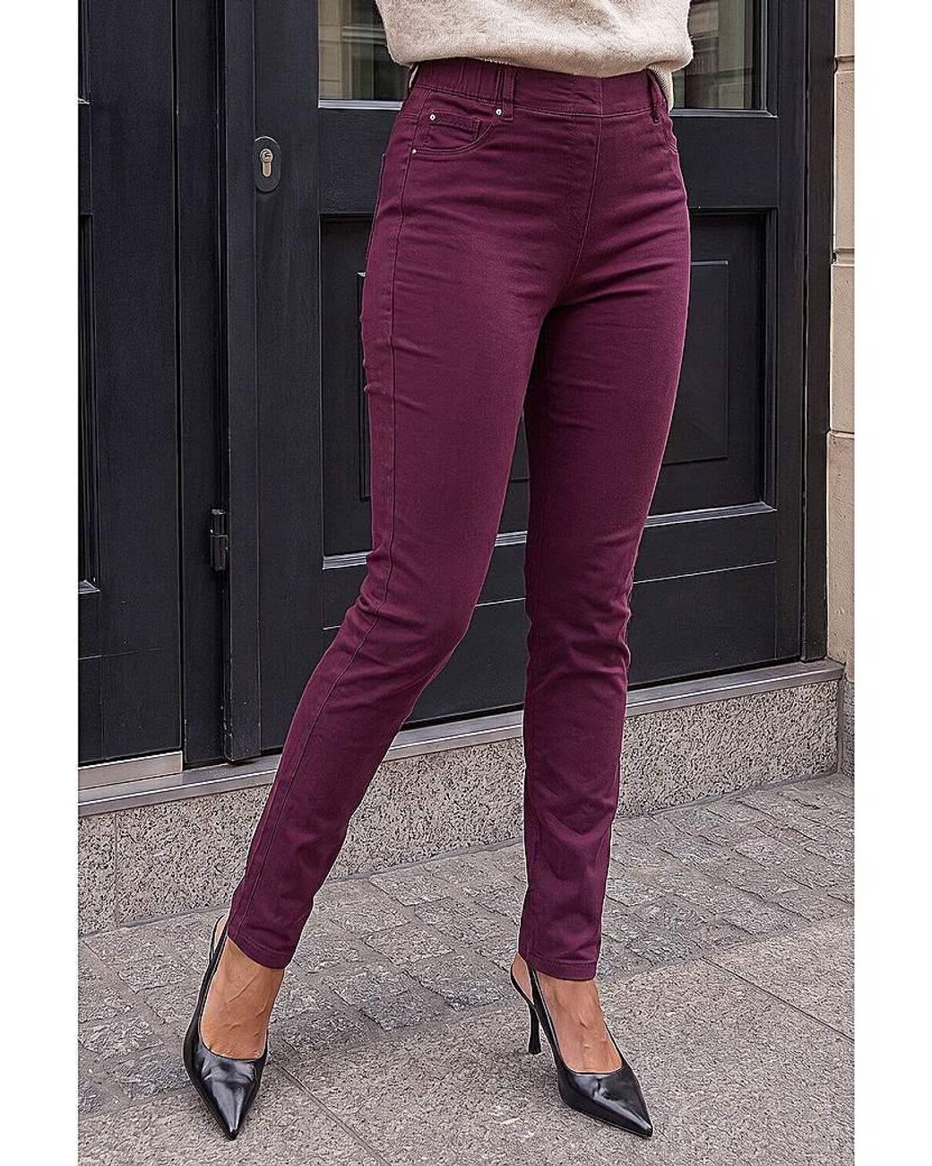 Roman Purple Roman 31' Denim Stretch Jegging