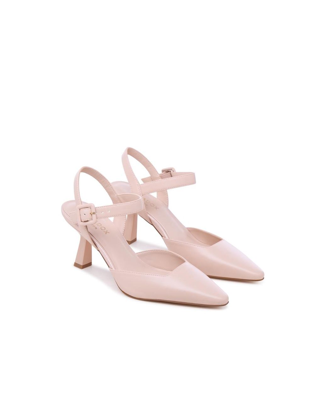 Paradox London Pink Tempest Flared Heel Shoes