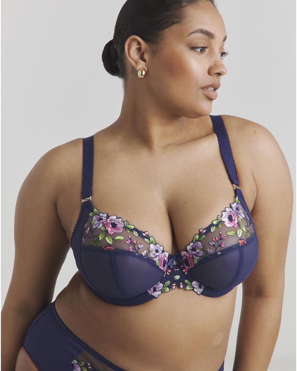Elomi Blue Himari Plunge Wired Bra