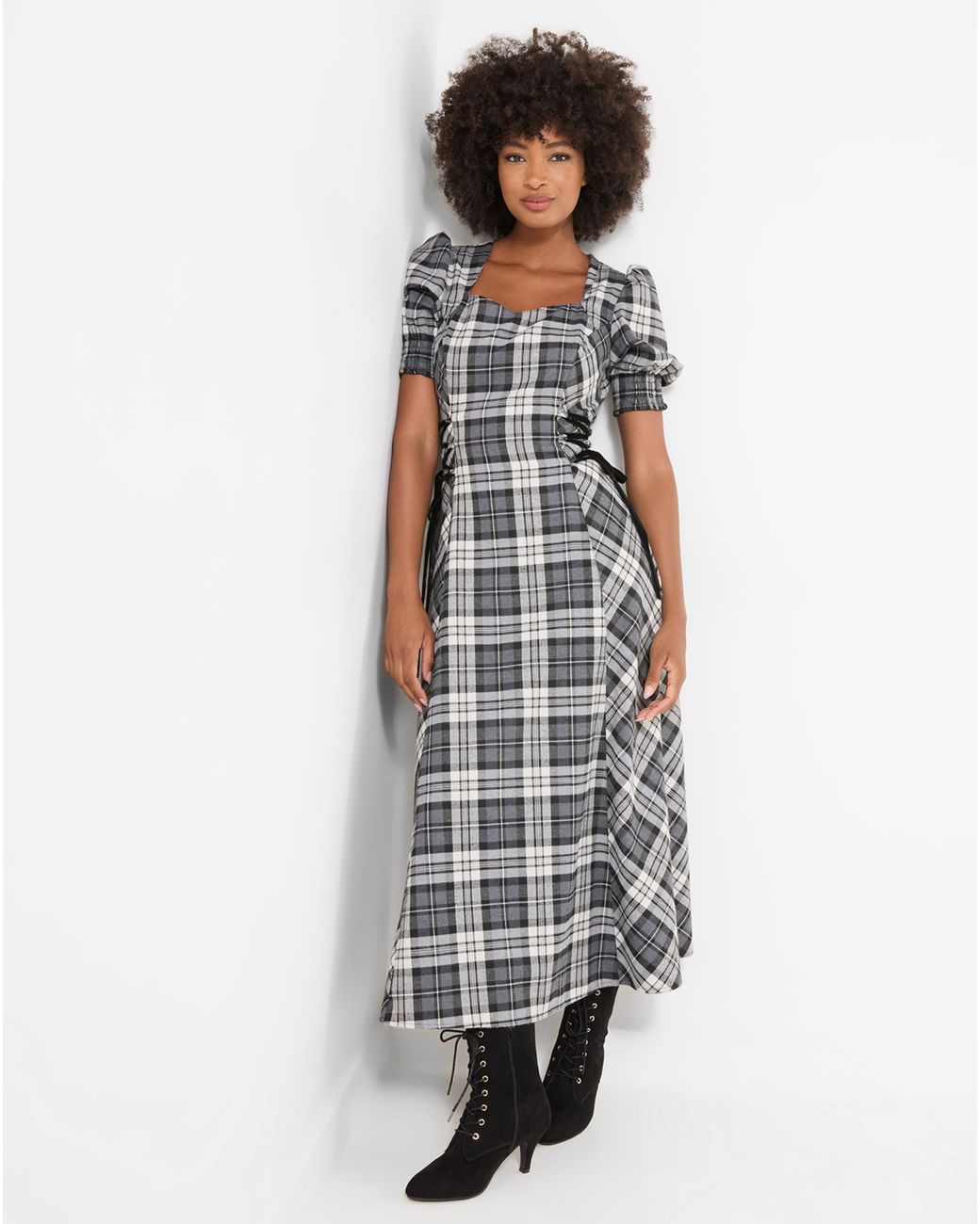 Joe Browns Metallic Lace Up Side Maxi Dress