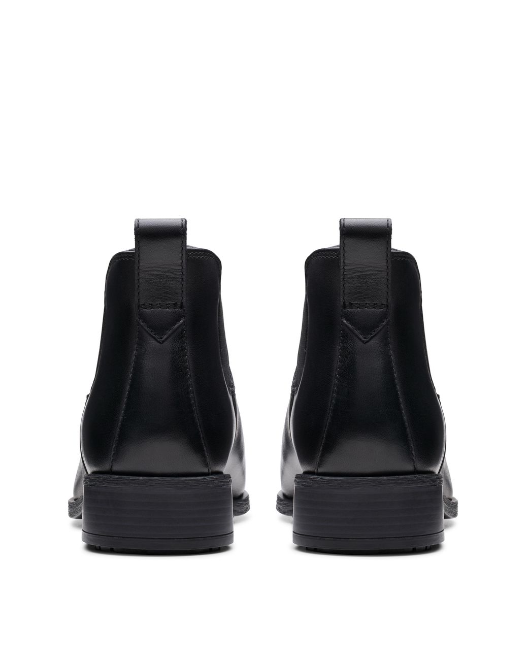 Clarks Black Chelsea Ankle Boot Wide