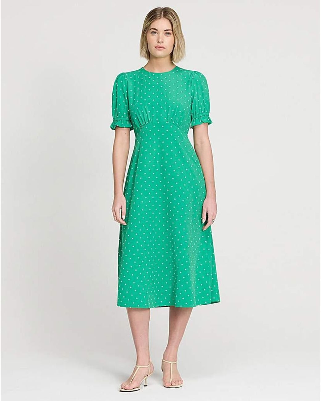 Finery London Green Mela Dress