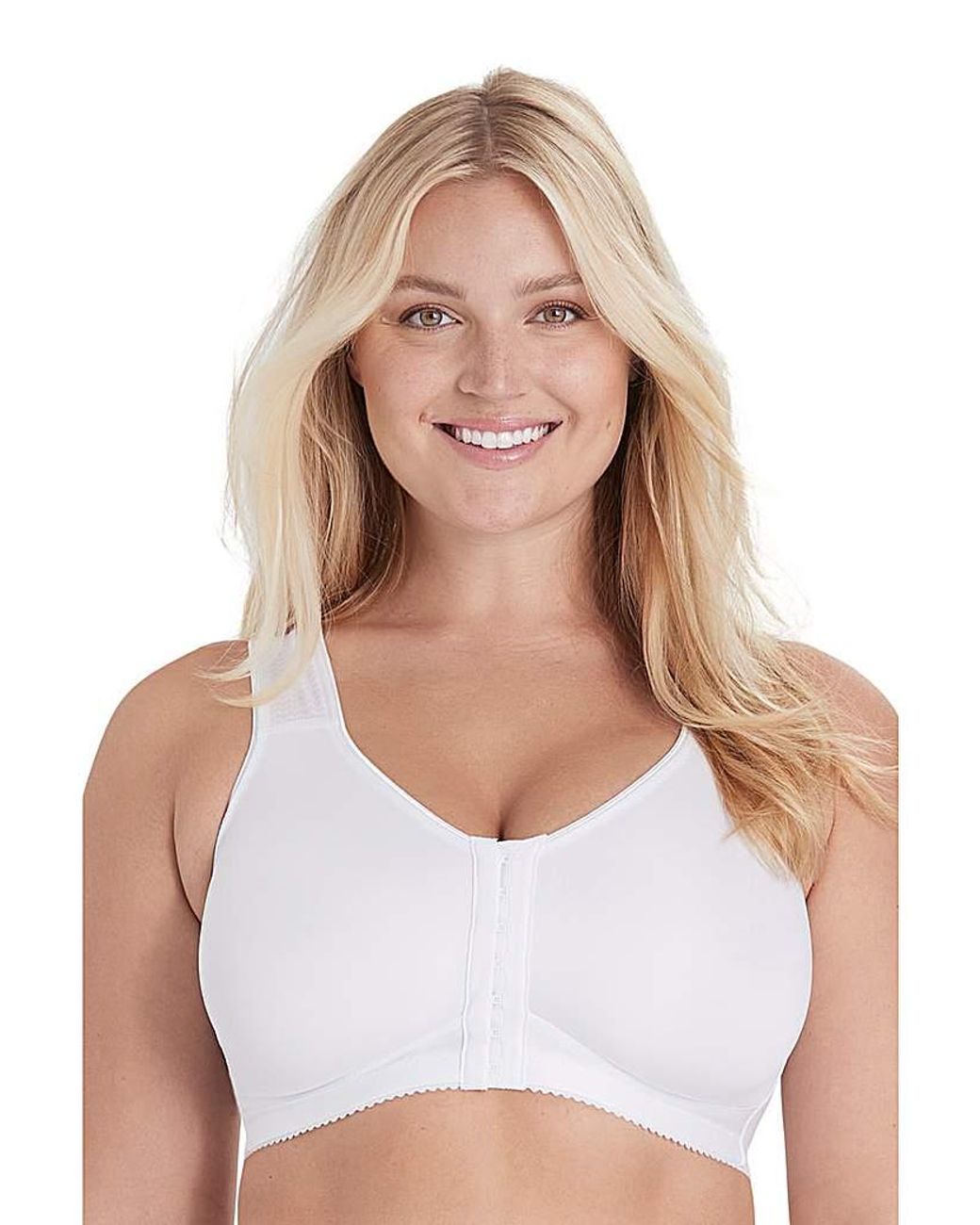 Miss Mary Of Sweden White Miss Mary Nova Front Fastening Bra