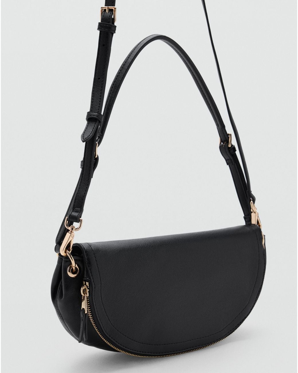 Mango Black Shoulder Bag Getaria