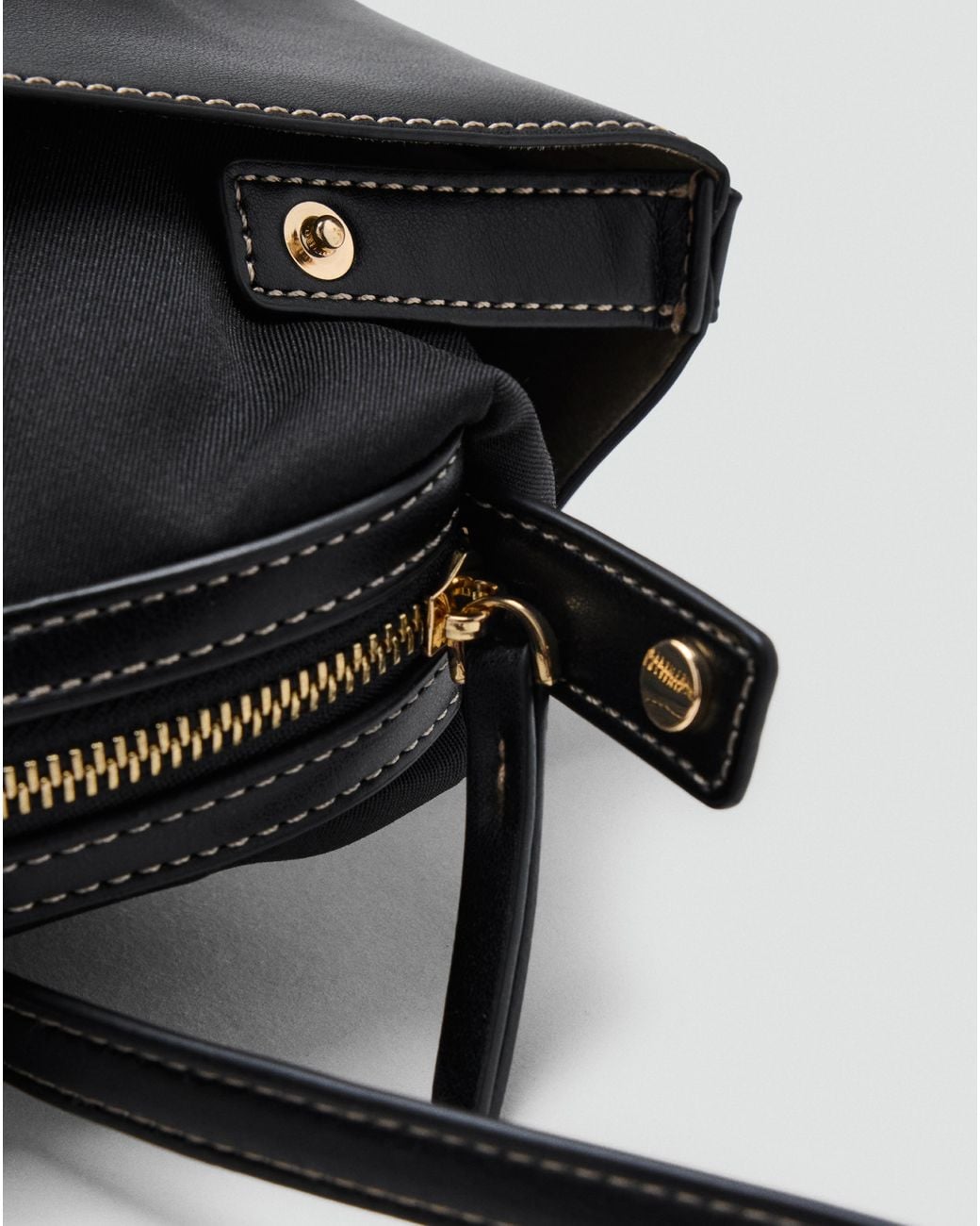 Mango Black Totes Bag Isabel