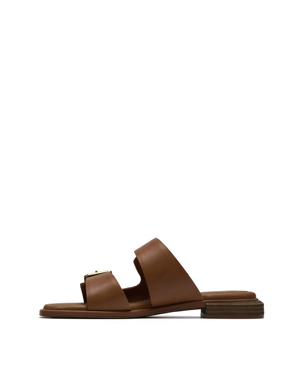 Clarks Brown Ariany Leather Sandal D Fit
