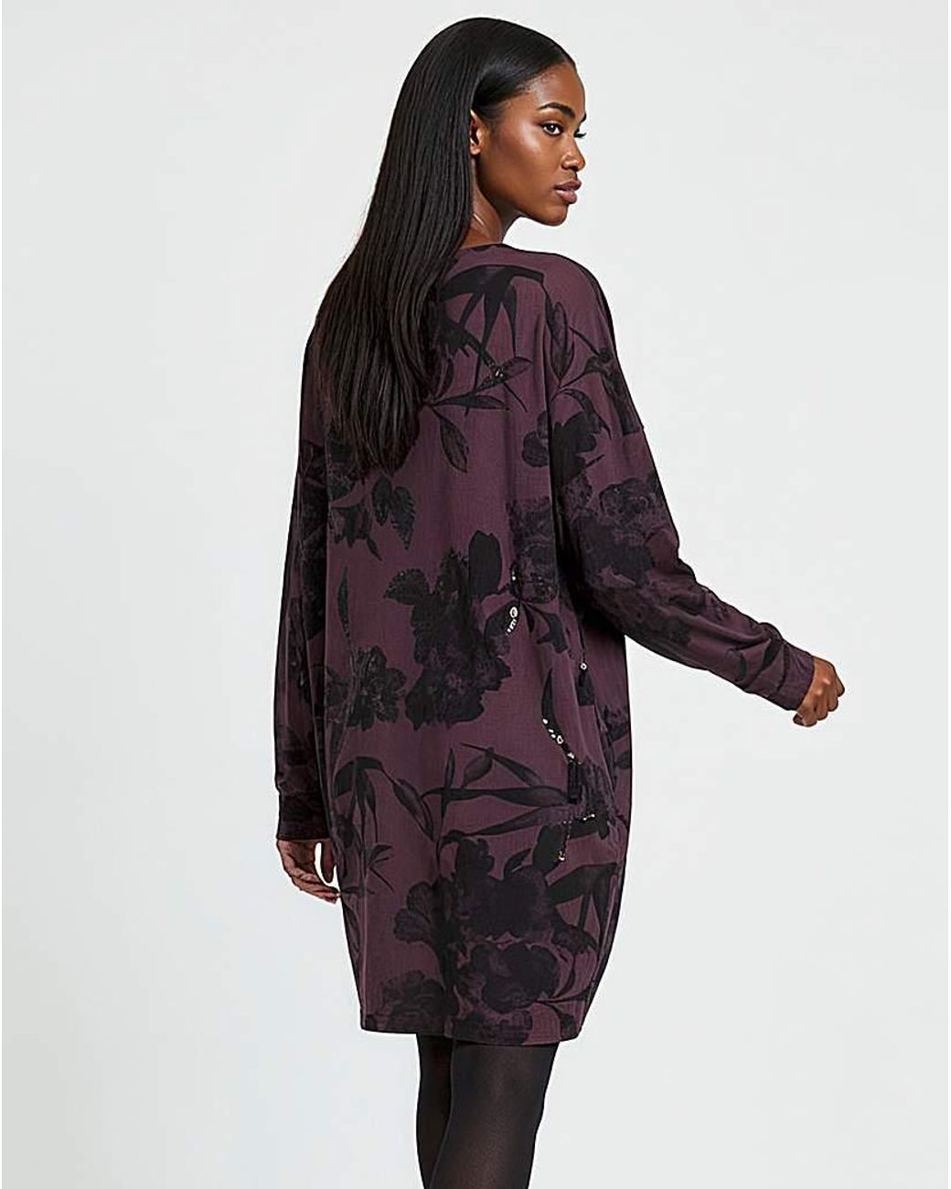 Religion Red Mini T-Shirt Sequin Dress