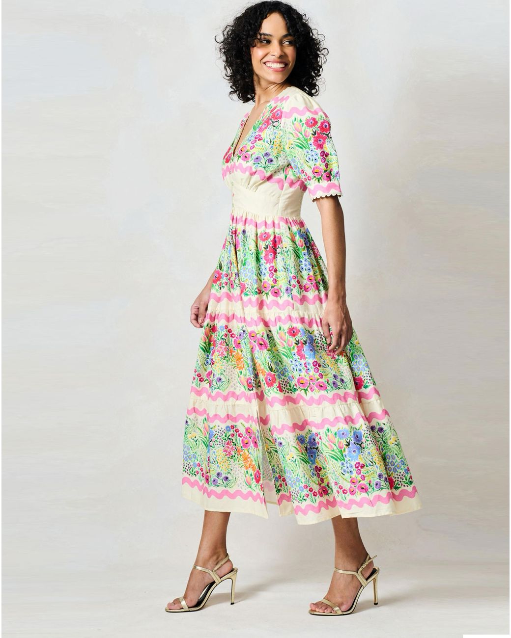 Hope & Ivy White Larysa Dress