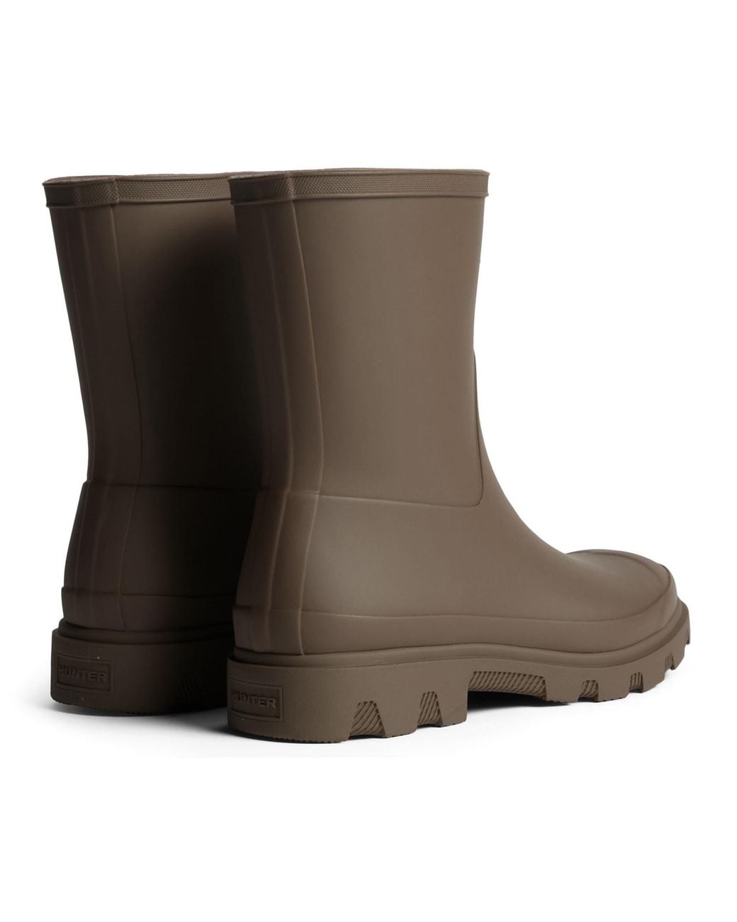 Hunter Brown Downpour Short Boot