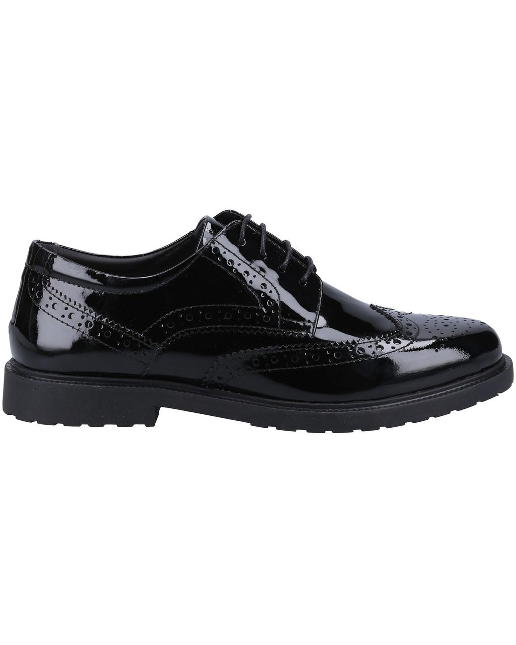 Hush Puppies Black Verity Brogue