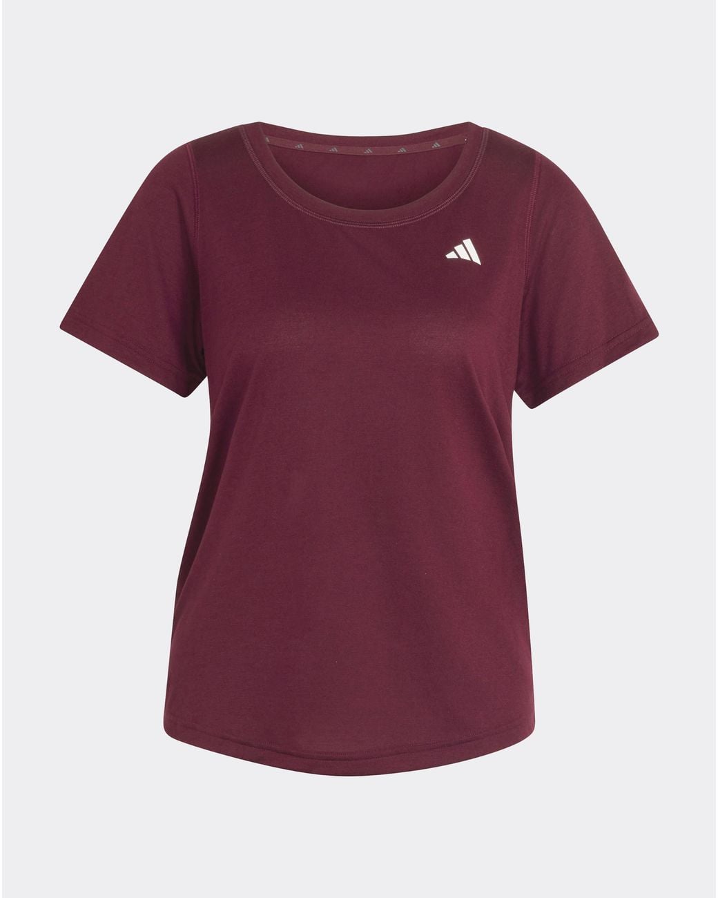 Adidas Purple Essentials Scoop Neck T-Shirt