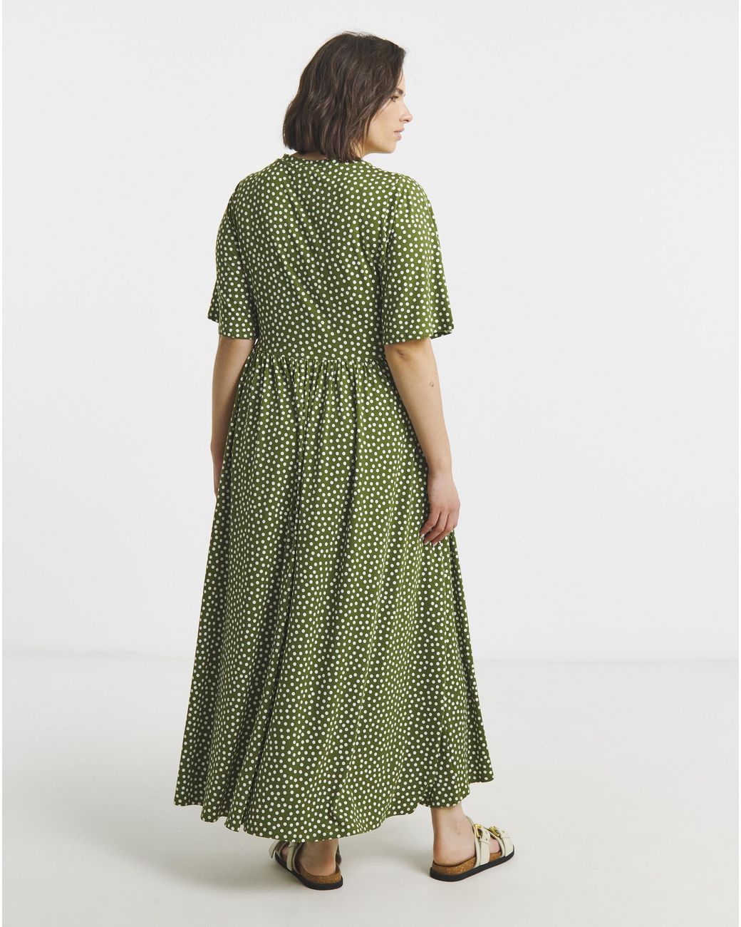 Simply Be Green Jersey Maxi Dress