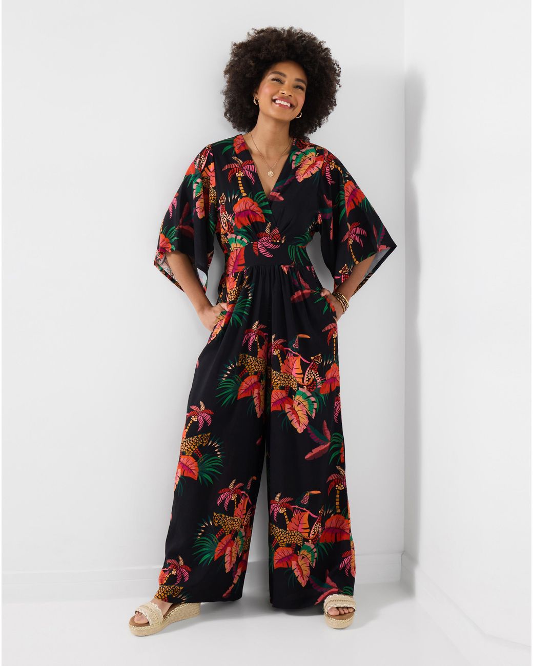 Joe Browns Black Tropical Paradise Jumpsuit