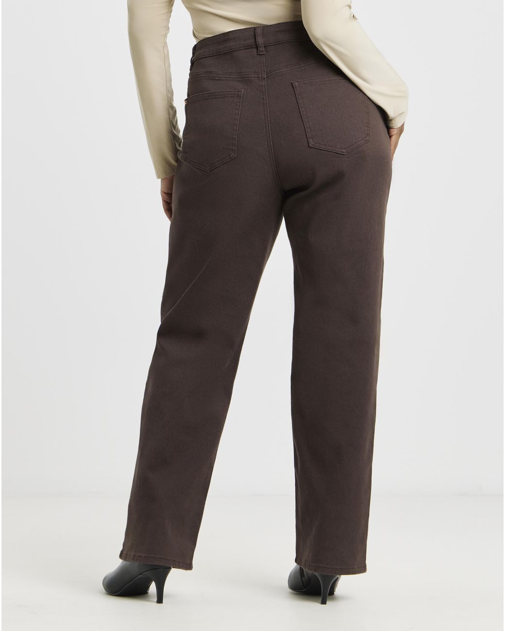 Simply Be Natural Straight Leg Jeans