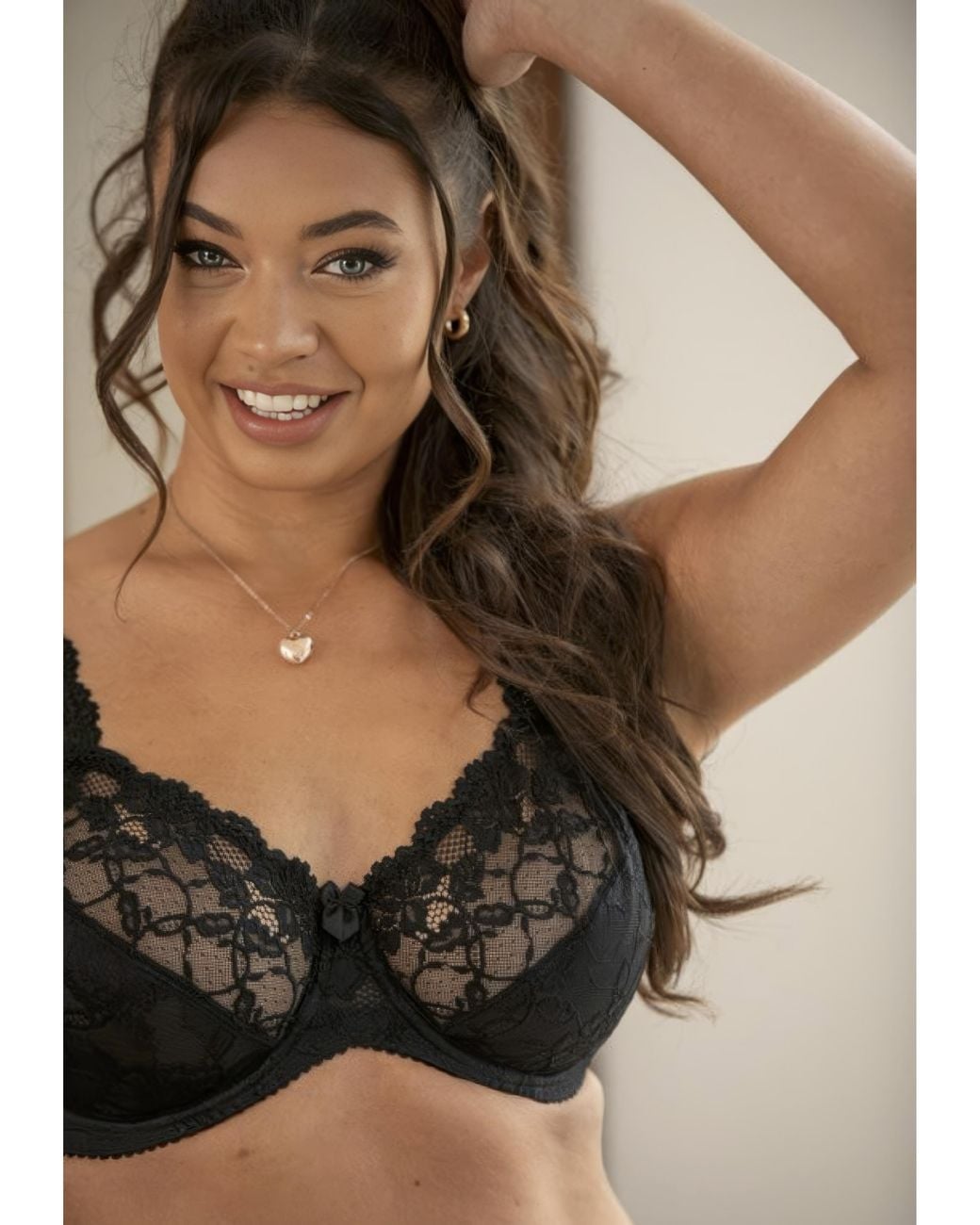 Pour Moi Black Rosalind Full Cup Bra