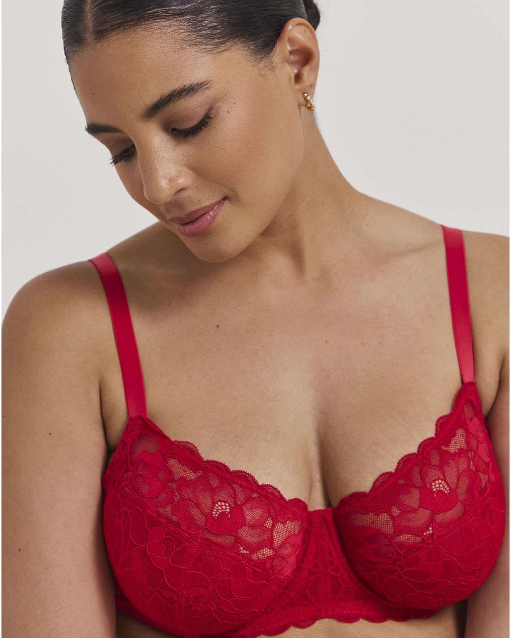 Pretty Secrets Ivy Basic Lace Full Cup Wired Bra
