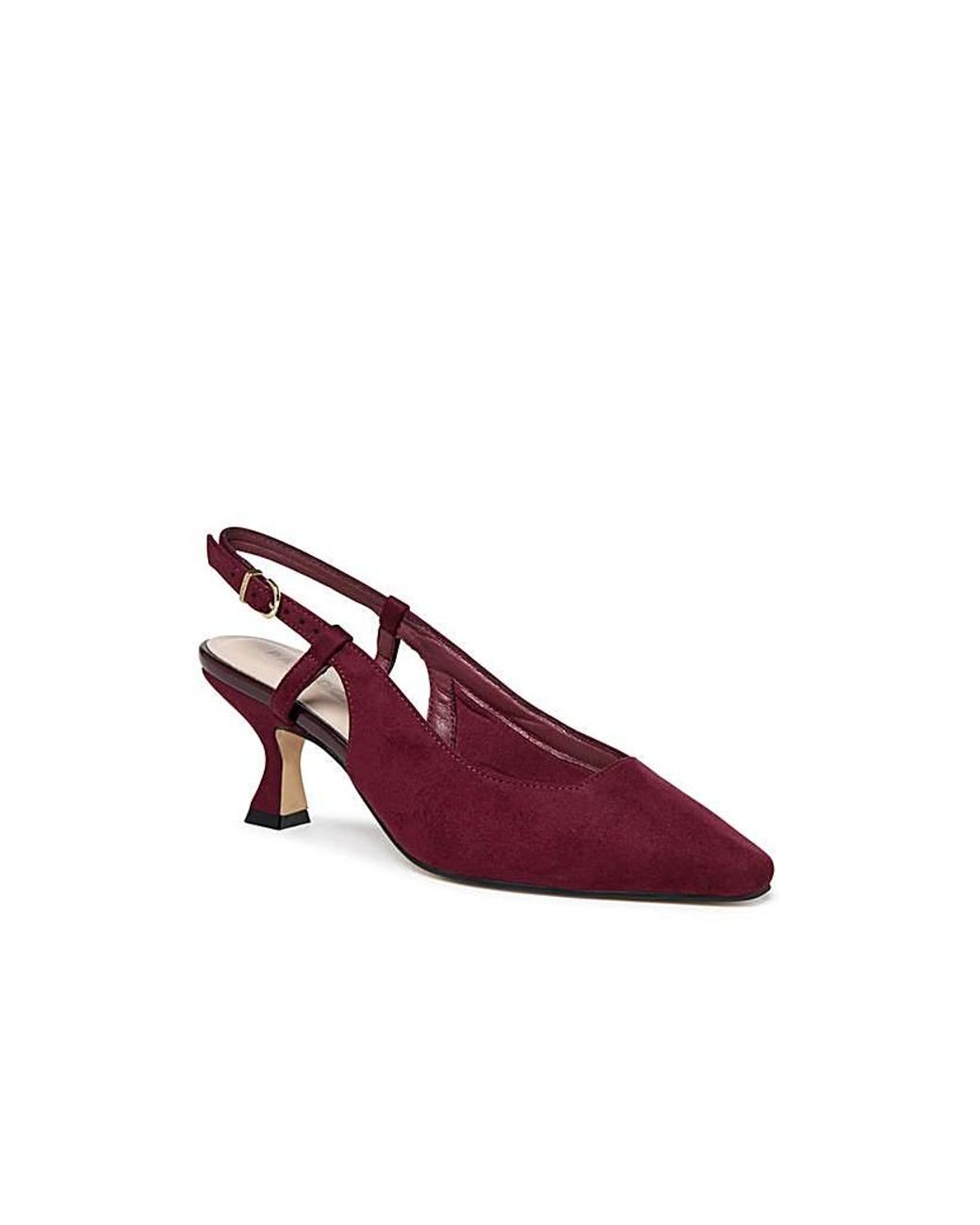 Paradox London Purple Fervora Wide Fit Shoes