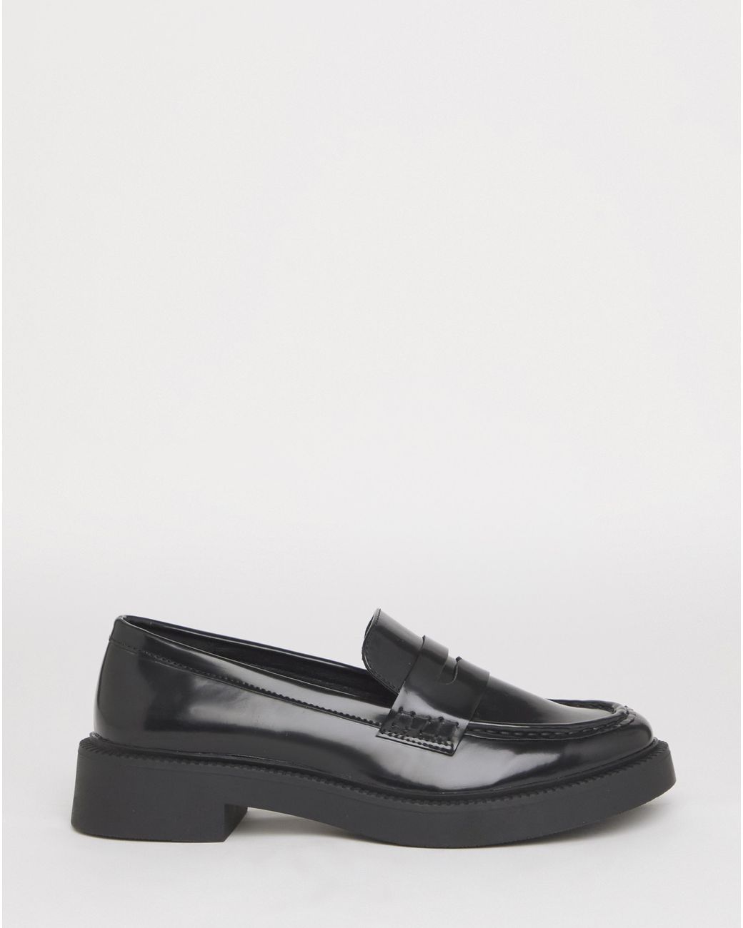 Simply Be White Whip Stich Loafer Extra Wide